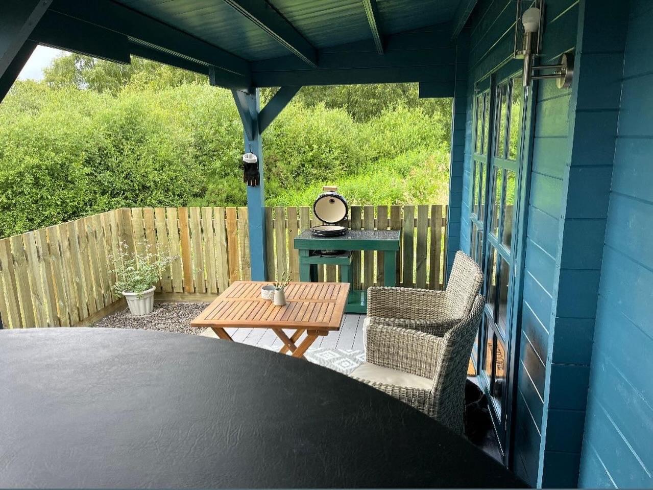 Retreat Hot Tub Highland Cabin Inverness Exterior foto